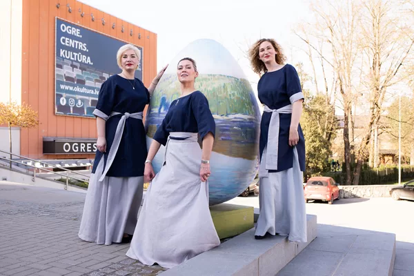 Koris Ulbroka,  meitenes, 2023. g. Dziesmusvētku koru skate, Ogres kultūras centrs